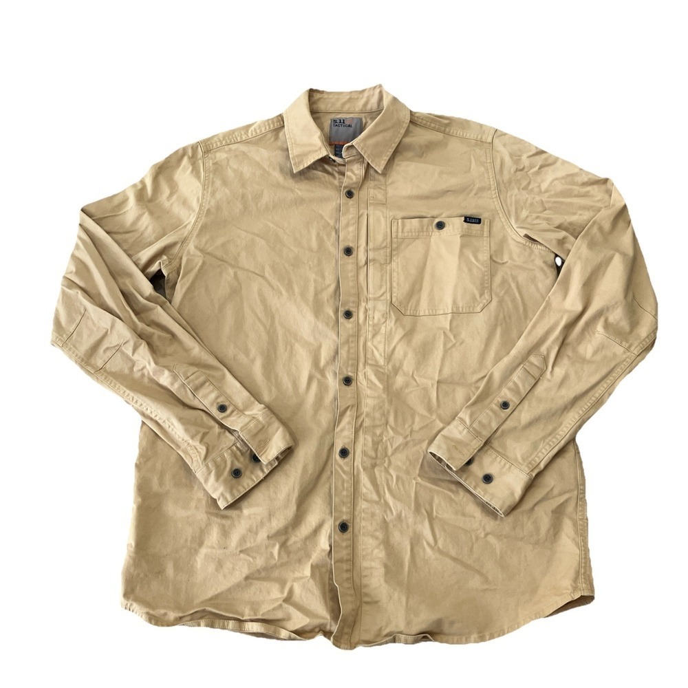 511 Tactical Button Down Long Sleeve Khaki M